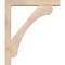 Ekena Millwork Legacy Block Smooth Bracket w/ Offset Brace, Douglas Fir, 5 1/2"W x 34"D x 40"H BKT0604X34X40LEC05SDF - alternate 2